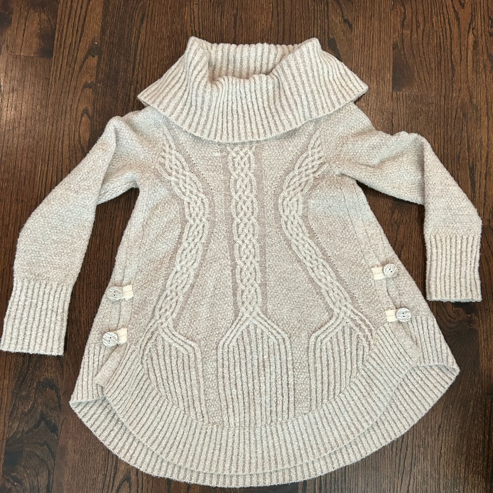Angel of the North cowl neck sweater